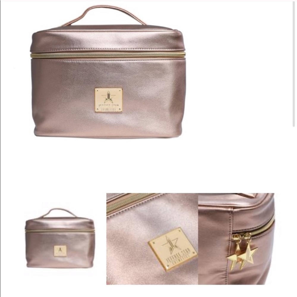 Jeffree Star Rose Gold Cosmetic Bag